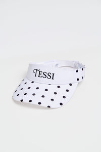 White Polka Dot