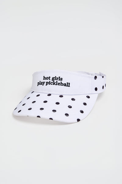 Essential Style Visor in Hot Girls Play Pickleball
