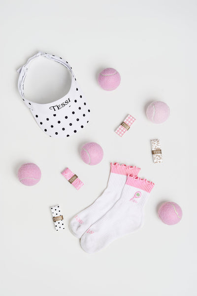 White Polka Dot