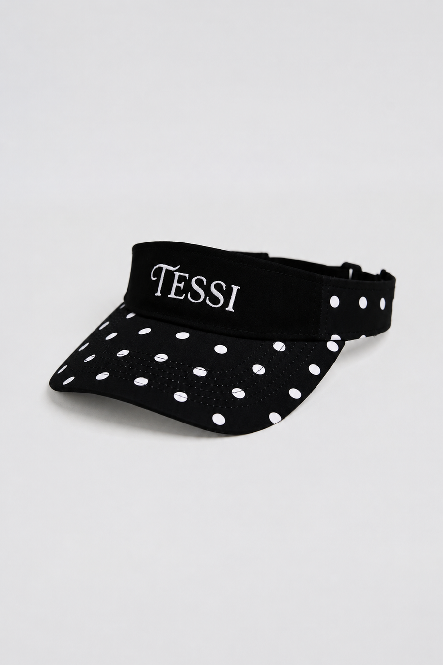 Essential Style Visor in Black Polka Dot