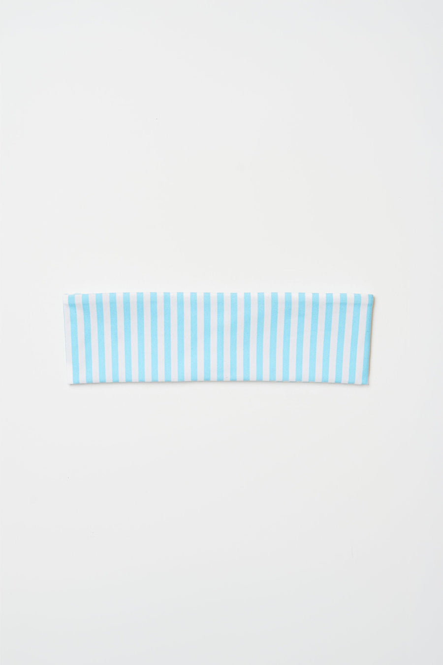 Performance Non-Slip Headband in Blue and White Stripe