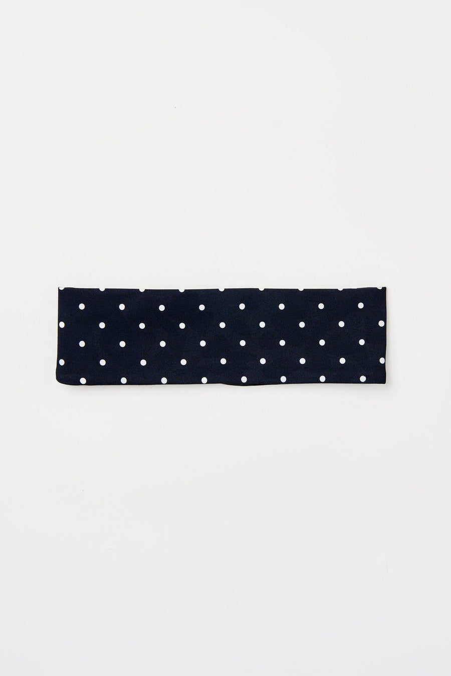 Performance Non-Slip Headband in Black Polka Dot